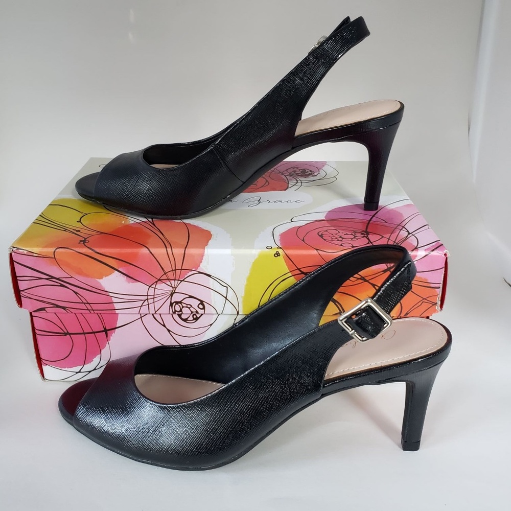 Amelia Grace Korine Black Heeled Shoe - US 7M (NWT)
